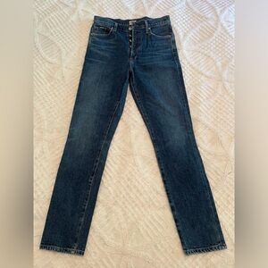 Citizens Of Humanity Dark Blue Straight-Leg Jeans